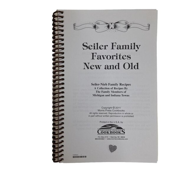 Seller Family Favorites Recipe Book 2011 Cooking Collection Michigan Indiana - Picture 6 of 7